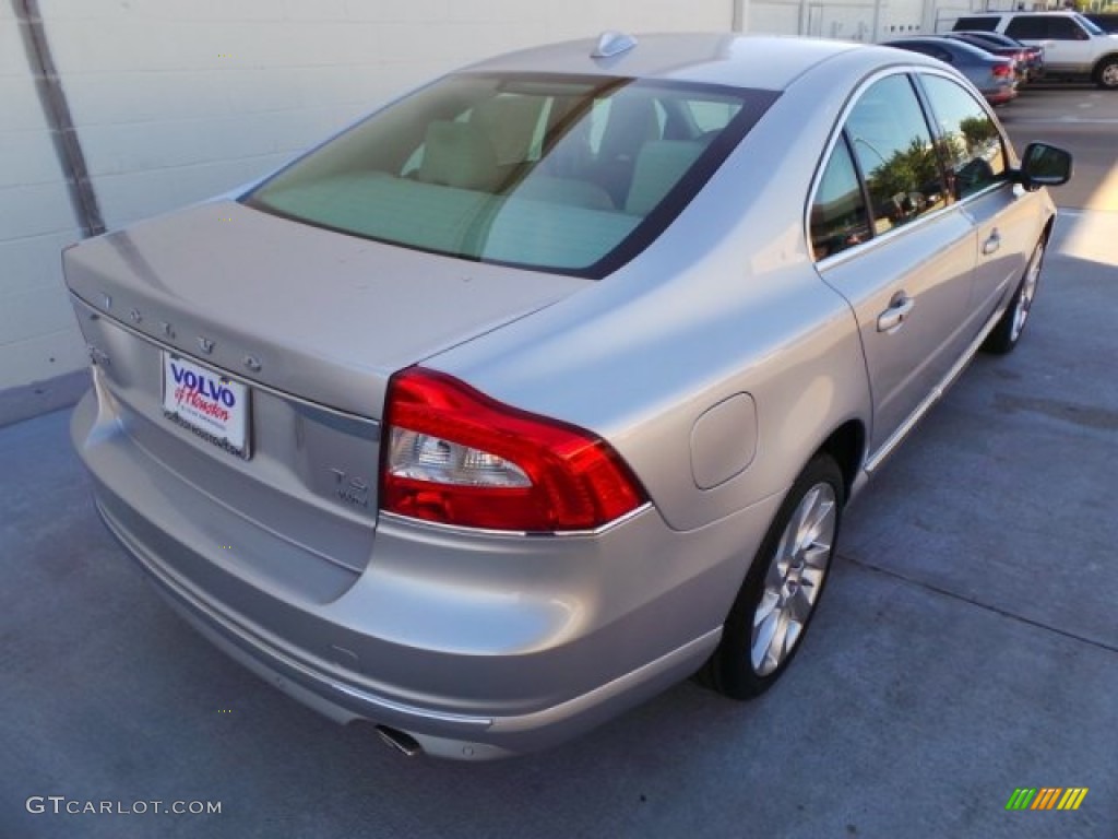 2015 S80 T6 AWD - Bright Silver Metallic / Soft Beige photo #6