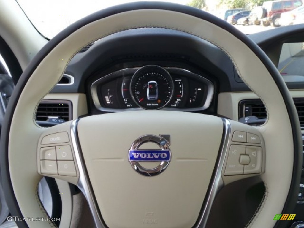 2015 S80 T6 AWD - Bright Silver Metallic / Soft Beige photo #22