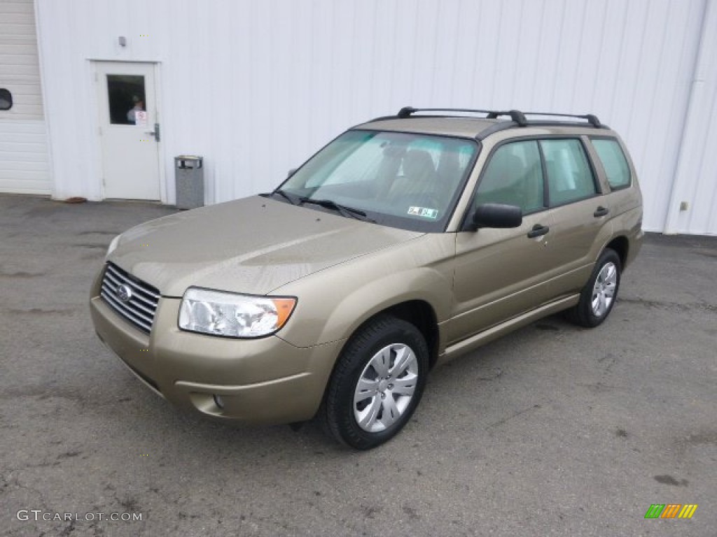 2008 Forester 2.5 X - Topaz Gold Metallic / Desert Beige photo #1