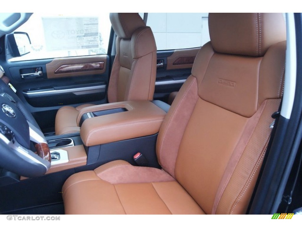 1794 Edition Premium Brown Leather Interior 2015 Toyota Tundra 1794 Edition CrewMax 4x4 Photo #98109407