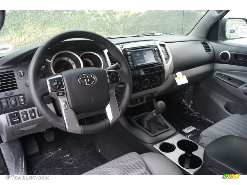 Graphite Interior 2015 Toyota Tacoma V6 Access Cab 4x4 Photo #98110244