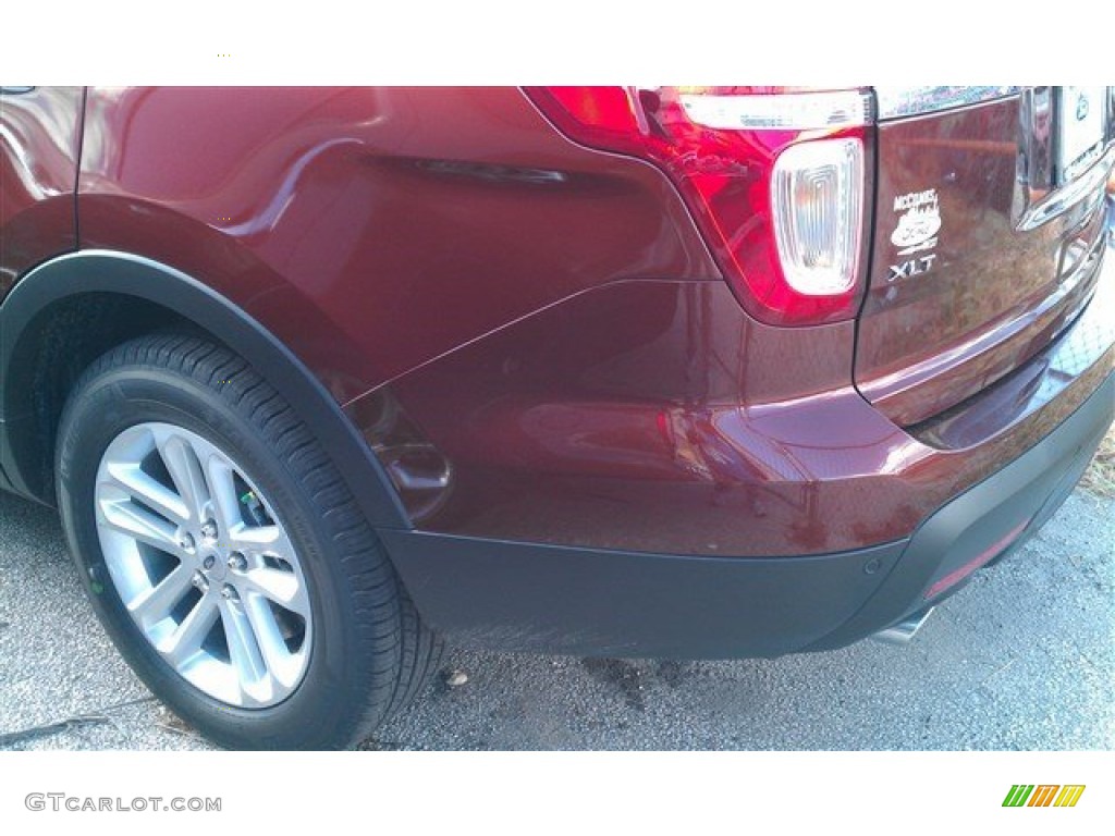 2015 Explorer XLT - Bronze Fire / Medium Light Stone photo #9