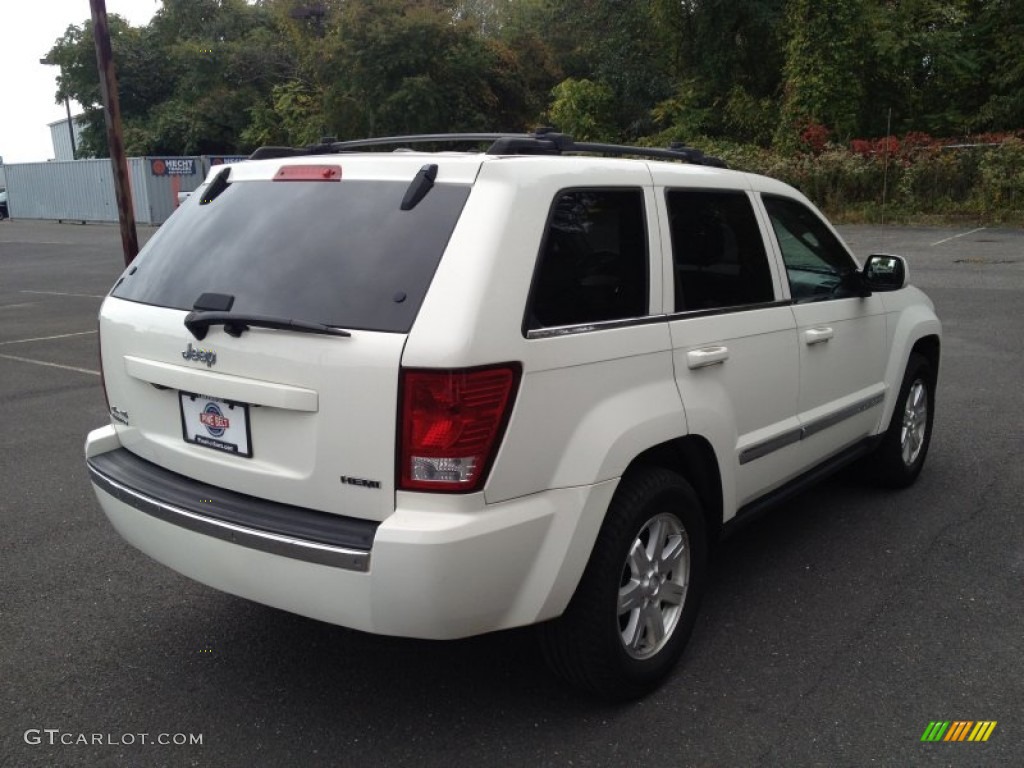 2008 Grand Cherokee Limited 4x4 - Stone White / Dark Slate Gray/Light Graystone photo #7
