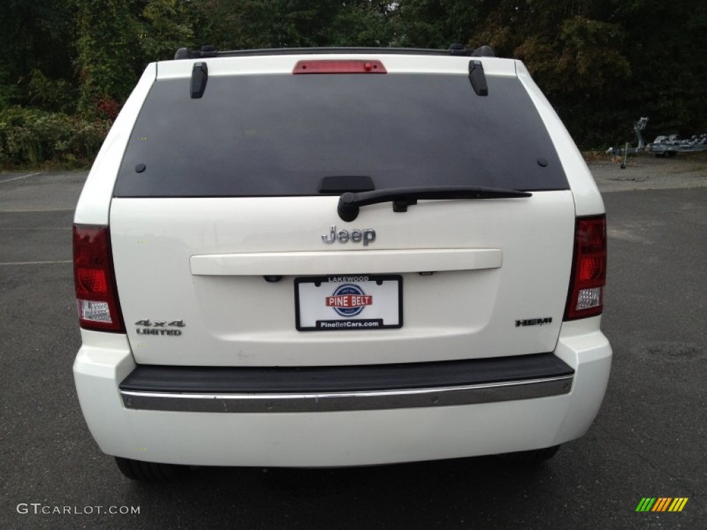 2008 Grand Cherokee Limited 4x4 - Stone White / Dark Slate Gray/Light Graystone photo #8