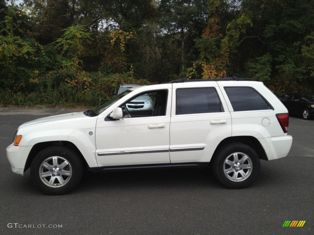 2008 Grand Cherokee Limited 4x4 - Stone White / Dark Slate Gray/Light Graystone photo #12