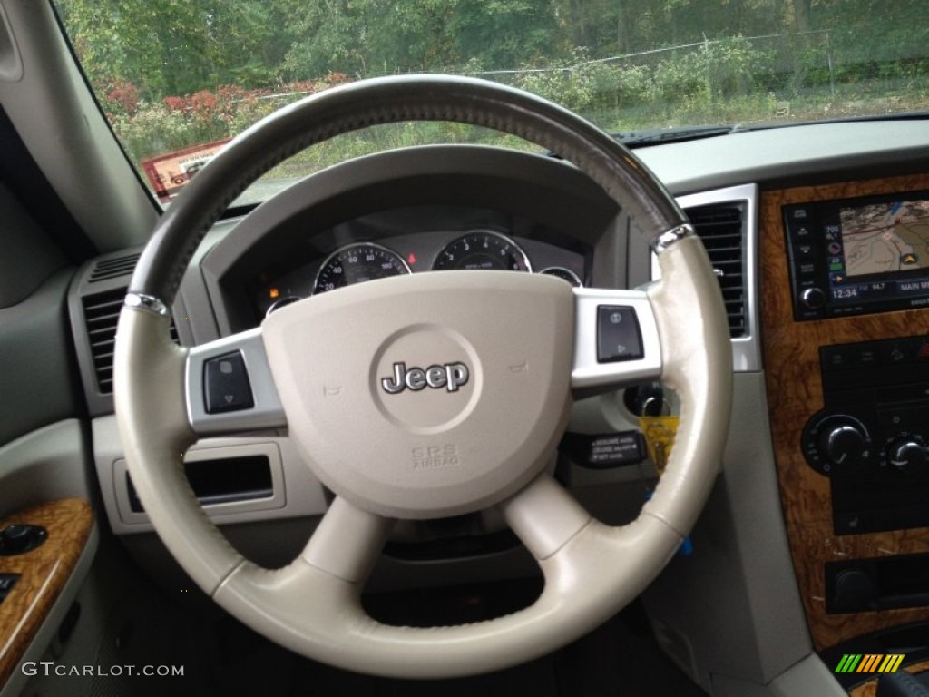 2008 Grand Cherokee Limited 4x4 - Stone White / Dark Slate Gray/Light Graystone photo #14