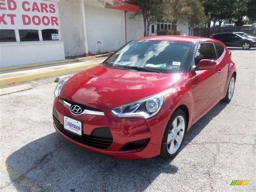 2015 Veloster  - Boston Red / Black photo #1