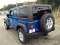 2015 Hydro Blue Pearl Jeep Wrangler Unlimited Sport 4x4  photo #4