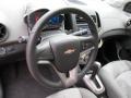 Jet Black/Dark Titanium 2015 Chevrolet Sonic LS Sedan Steering Wheel