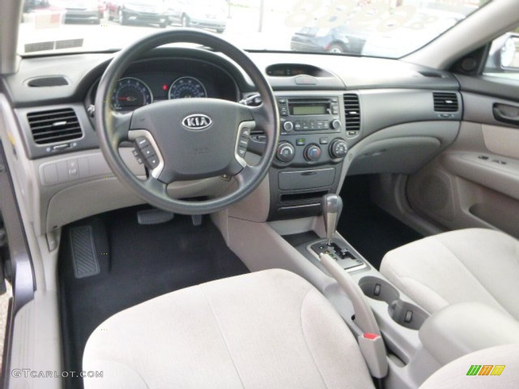 Beige Interior 2008 Kia Optima LX Photo #98116028