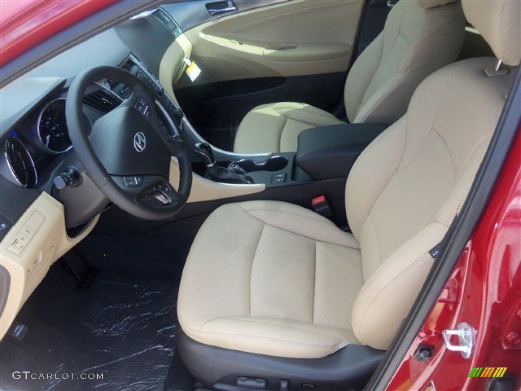 Camel Interior 2015 Hyundai Sonata Hybrid Limited Photo #98116154