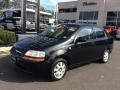 2005 Black Chevrolet Aveo LT Sedan  photo #2