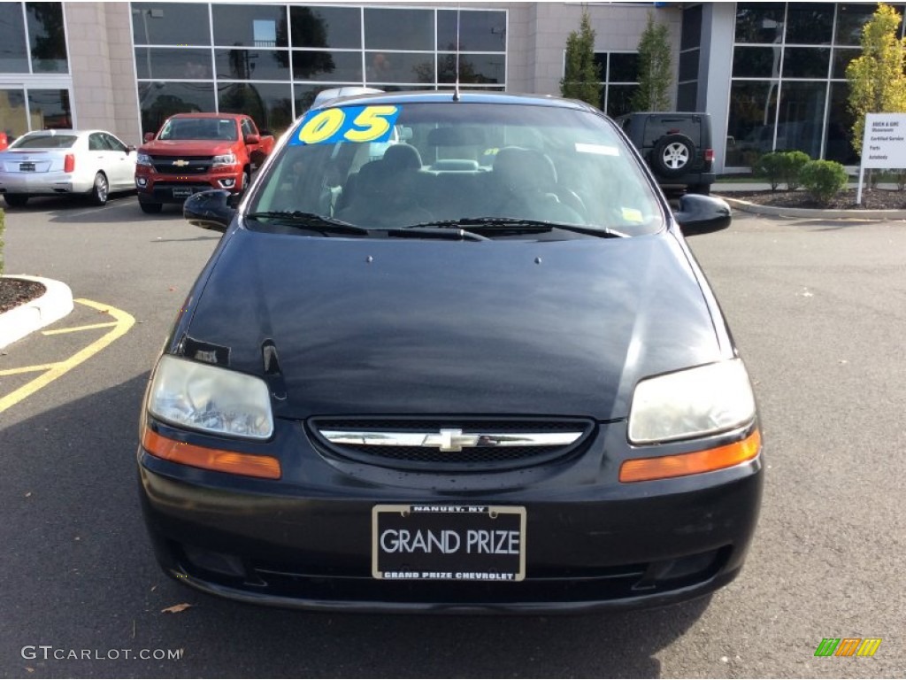 2005 Aveo LT Sedan - Black / Gray photo #3