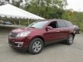 2015 Siren Red Tintcoat Chevrolet Traverse LT AWD  photo #1