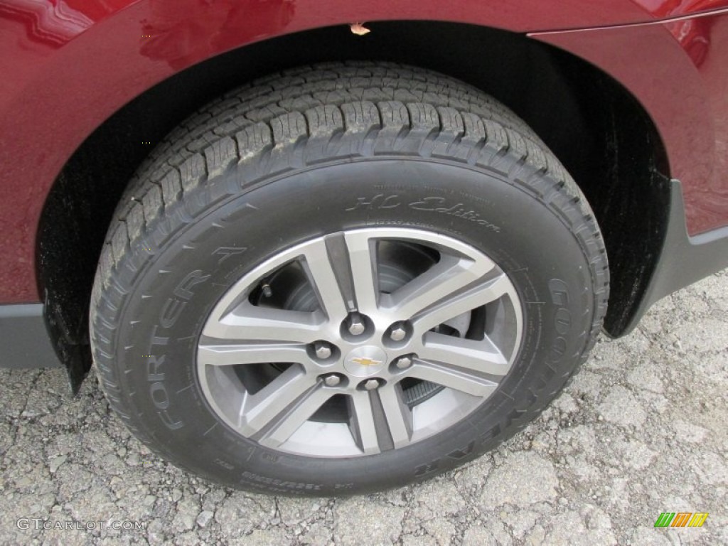 2015 Traverse LT AWD - Siren Red Tintcoat / Ebony photo #3