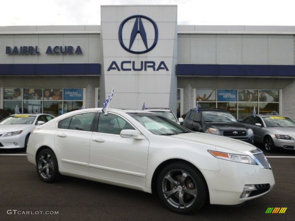 White Diamond Pearl Acura TL