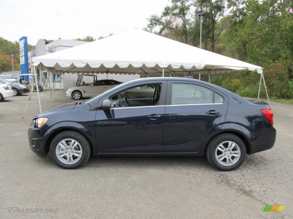 Blue Velvet Metallic 2015 Chevrolet Sonic LT Sedan Exterior Photo #98119490