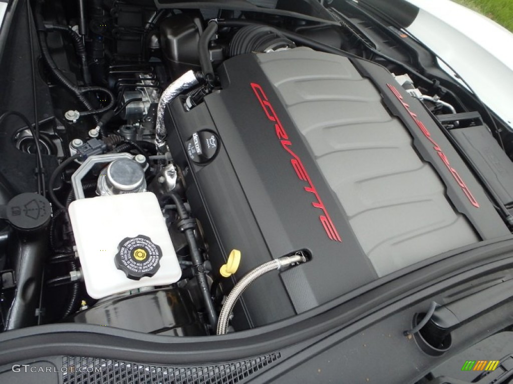 2015 Corvette Stingray Coupe - Arctic White / Adrenaline Red photo #8