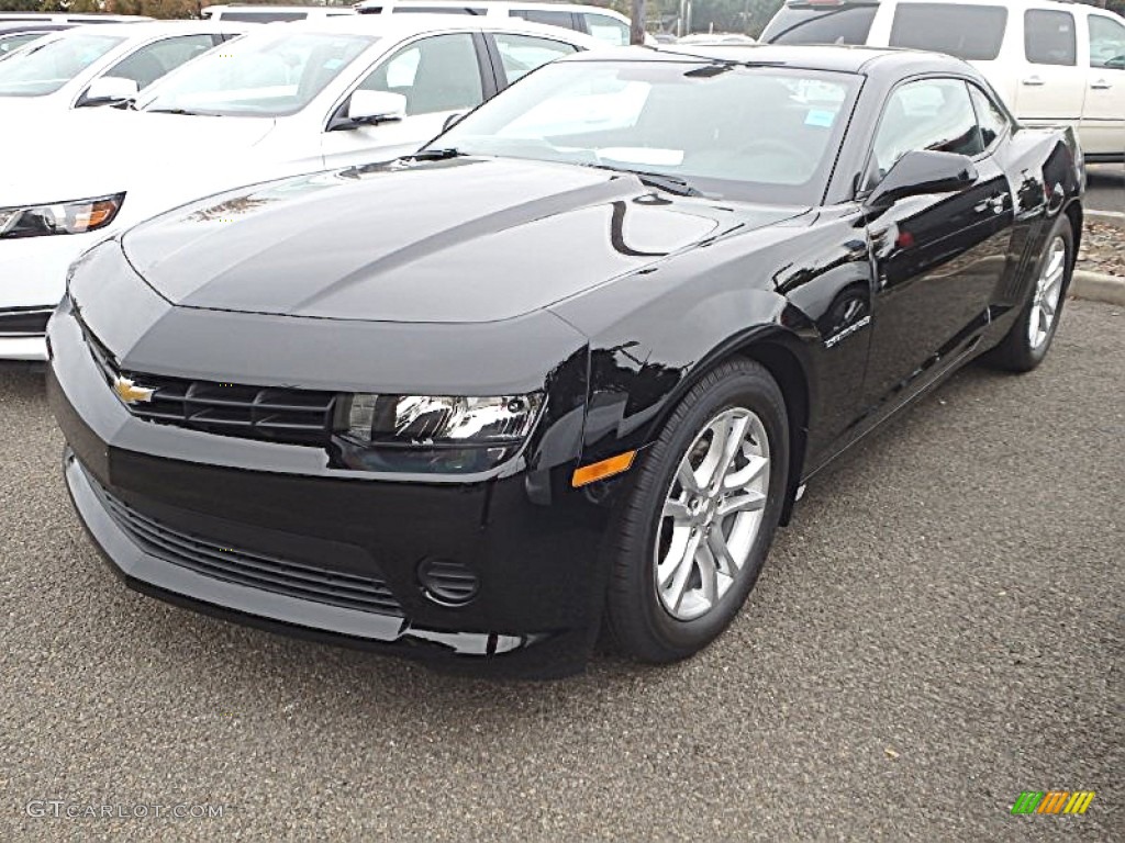 2015 Camaro LS Coupe - Black / Black photo #1