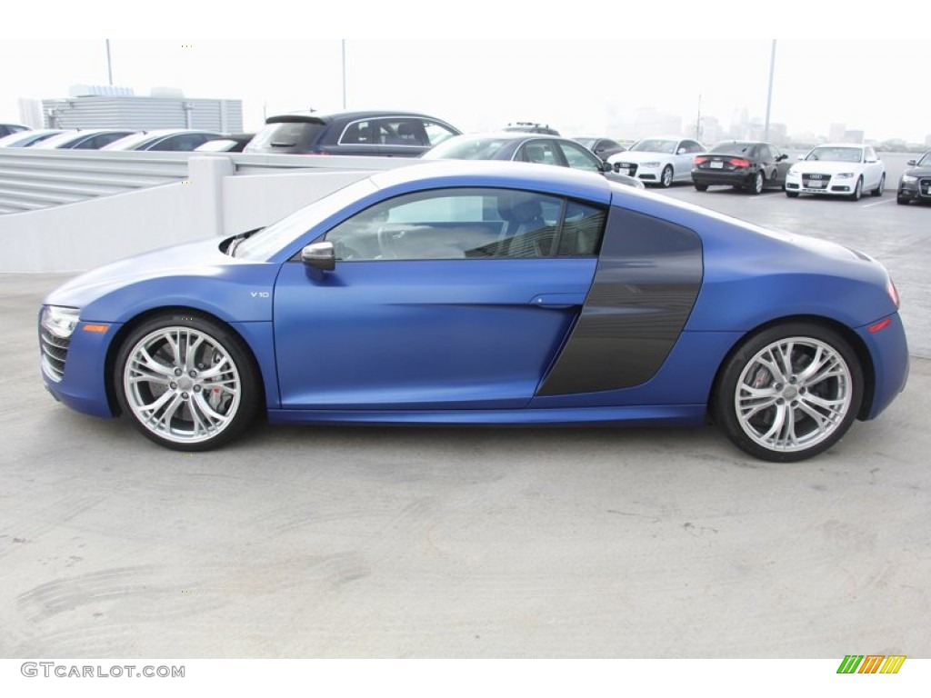 Sepang Blue Pearl Matte 2014 Audi R8 Coupe V10 Plus Exterior Photo #98122259