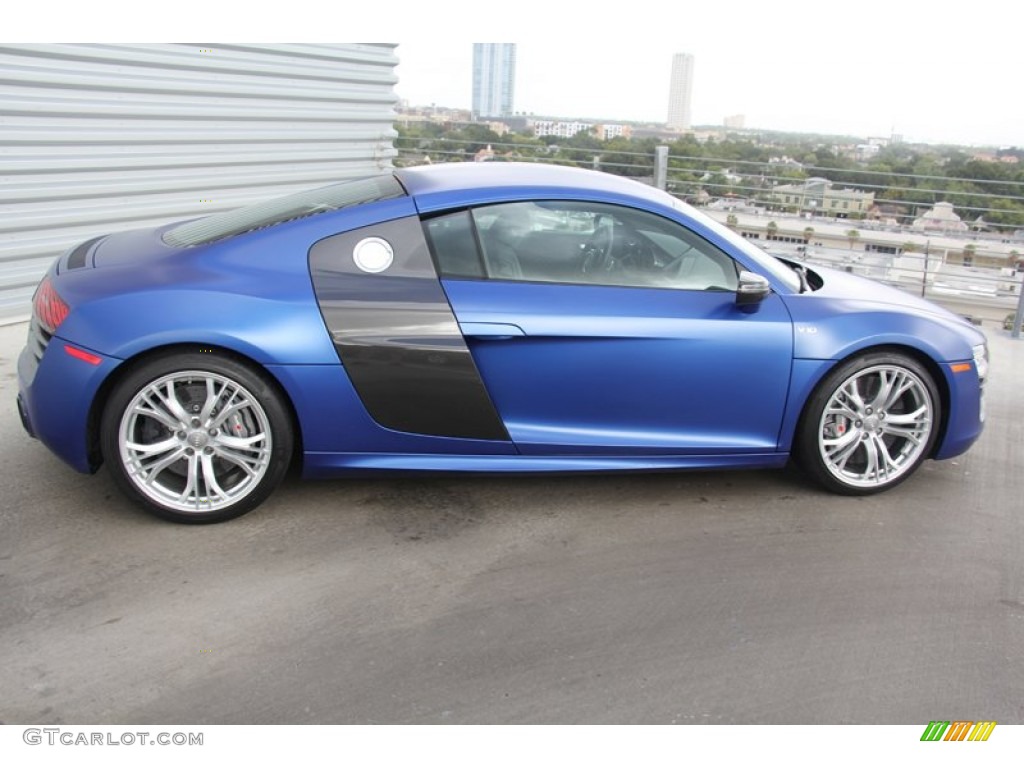 Sepang Blue Pearl Matte 2014 Audi R8 Coupe V10 Plus Exterior Photo #98122325
