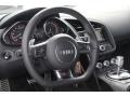 2014 Audi R8 Black Interior Steering Wheel Photo