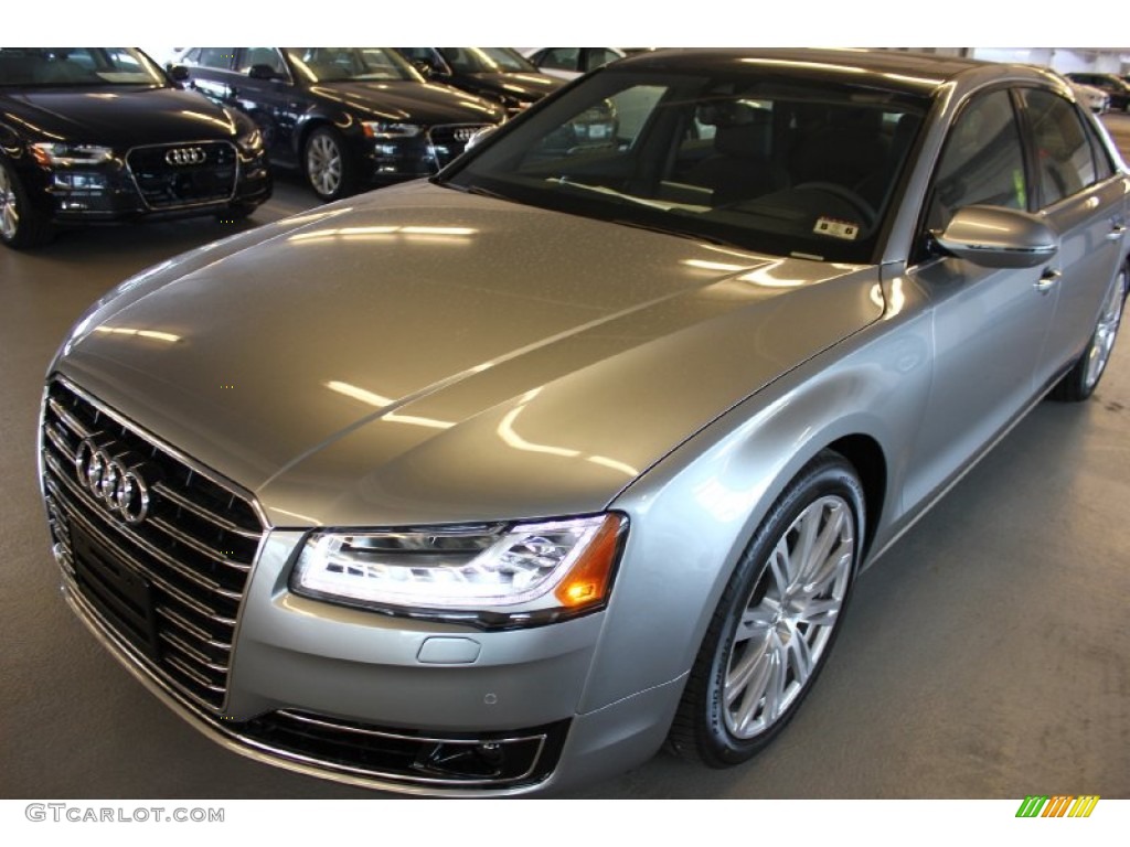 2015 A8 L TDI quattro - Cuvee Silver Metallic / Black photo #3