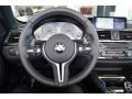 Black 2015 BMW M4 Convertible Steering Wheel