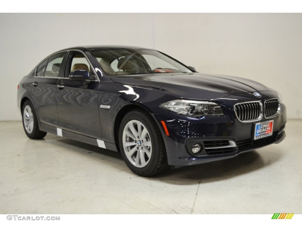 2015 5 Series 528i Sedan - Imperial Blue Metallic / Black photo #2