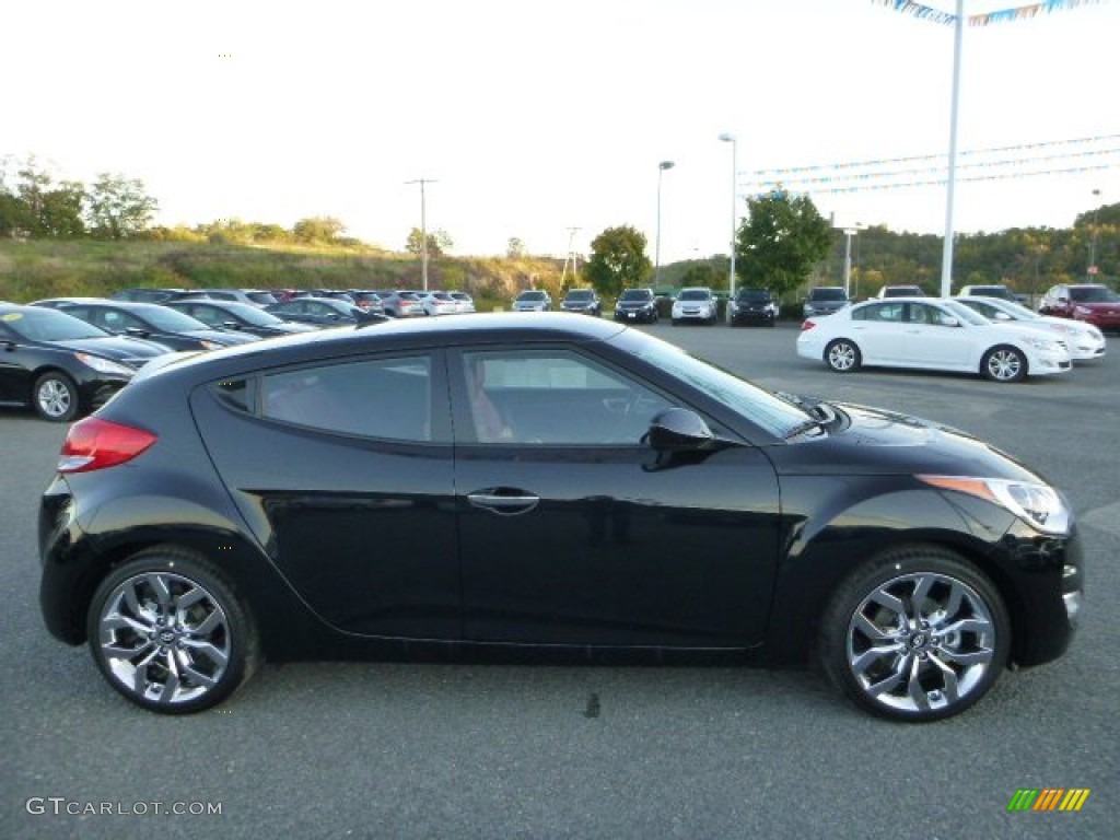Ultra Black 2015 Hyundai Veloster RE FLEX Exterior Photo #98125697