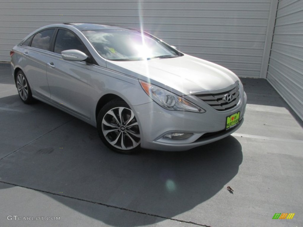 2013 Sonata Limited 2.0T - Radiant Silver / Gray photo #2