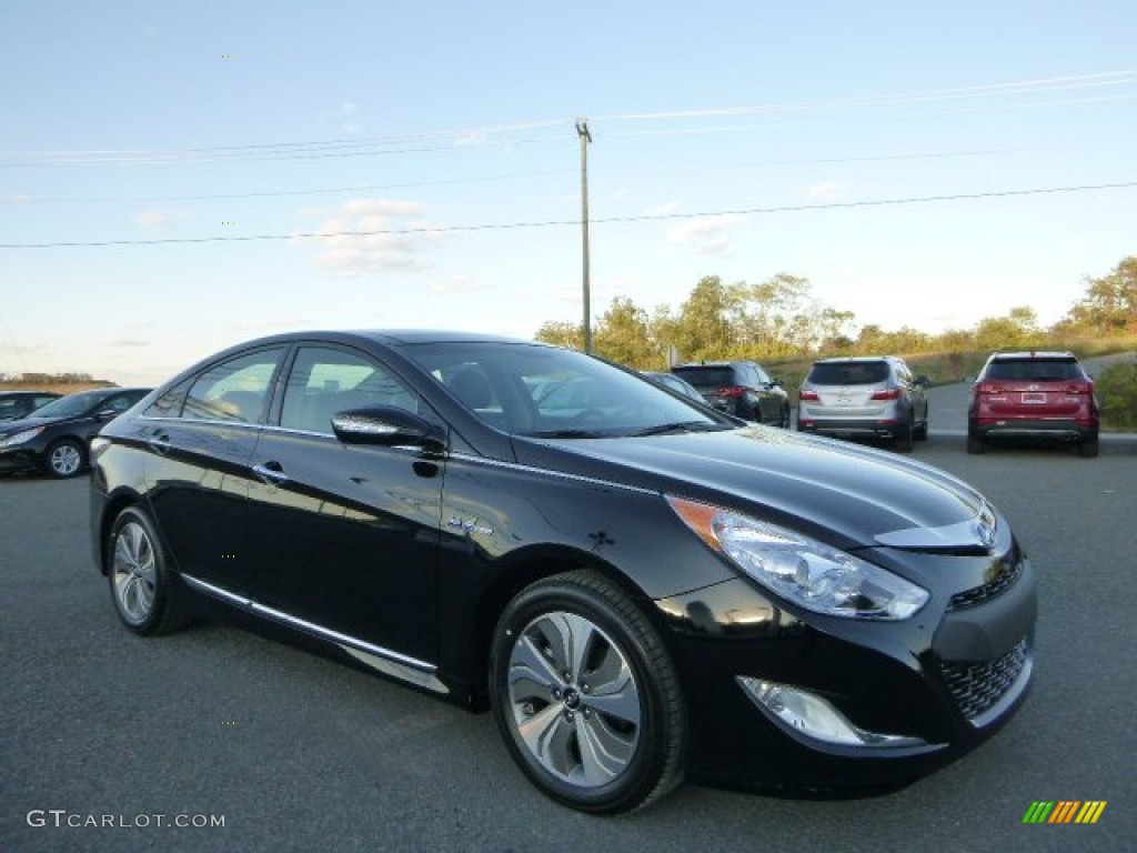 2015 Eclipse Black Hyundai Sonata Hybrid Limited 98093076