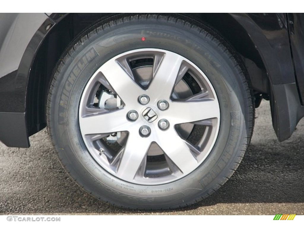 2015 Pilot Touring 4WD - Crystal Black Pearl / Black photo #7