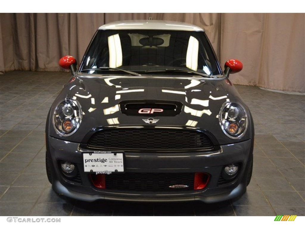 2013 Cooper John Cooper Works GP - Thunder Grey Metallic / GP Recaro Sport Black/Dinamica photo #3