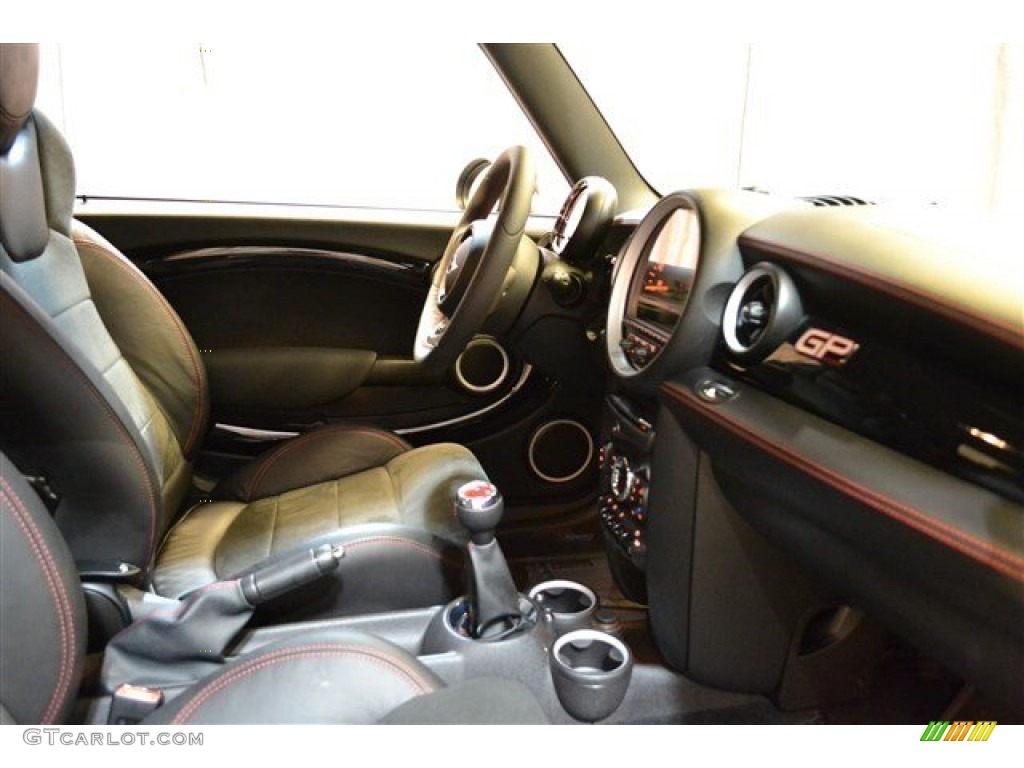 2013 Cooper John Cooper Works GP - Thunder Grey Metallic / GP Recaro Sport Black/Dinamica photo #13