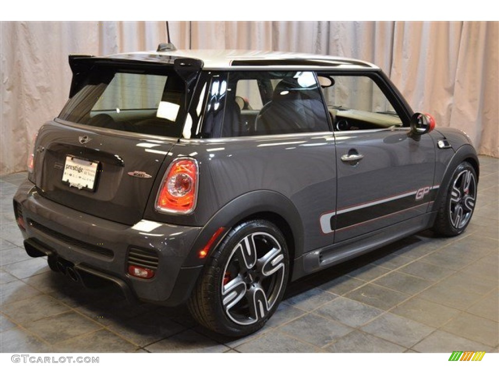2013 Cooper John Cooper Works GP - Thunder Grey Metallic / GP Recaro Sport Black/Dinamica photo #14