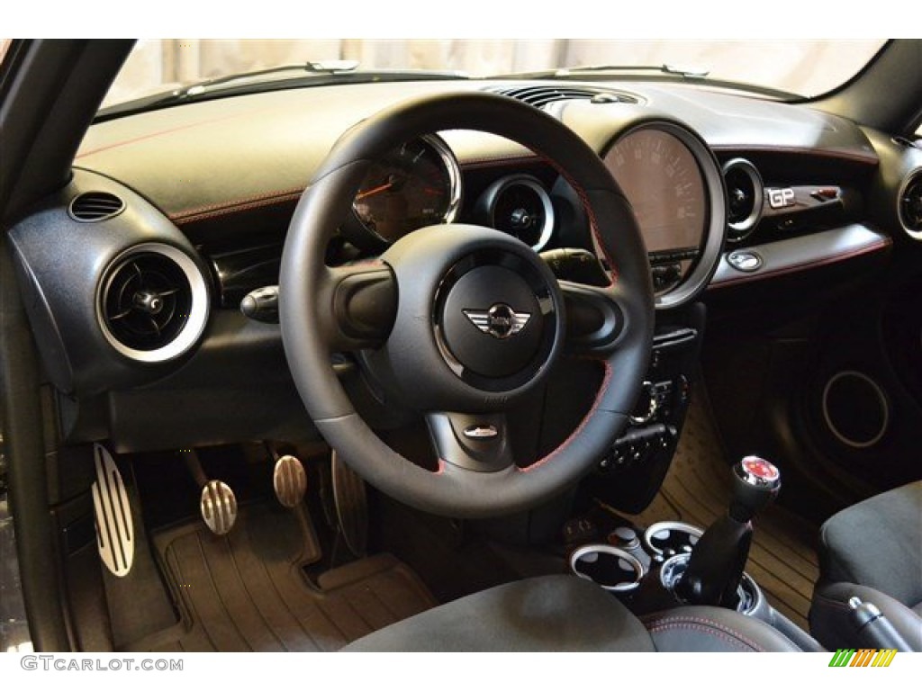 2013 Mini Cooper John Cooper Works GP GP Recaro Sport Black/Dinamica Steering Wheel Photo #98130054