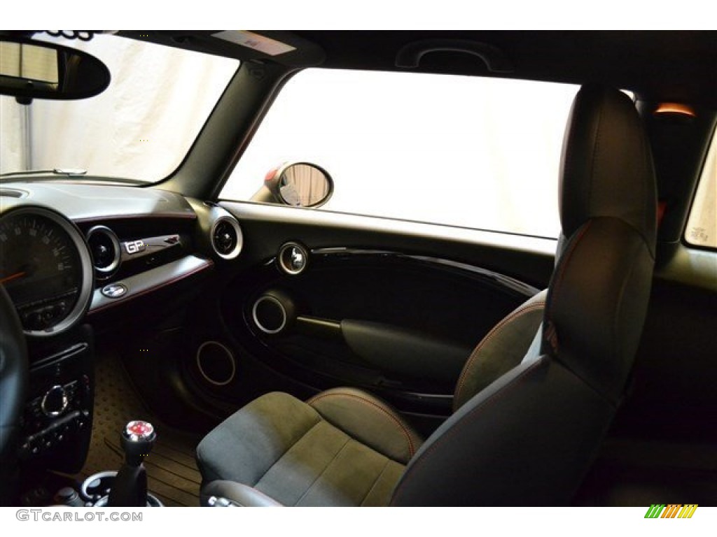 2013 Cooper John Cooper Works GP - Thunder Grey Metallic / GP Recaro Sport Black/Dinamica photo #28