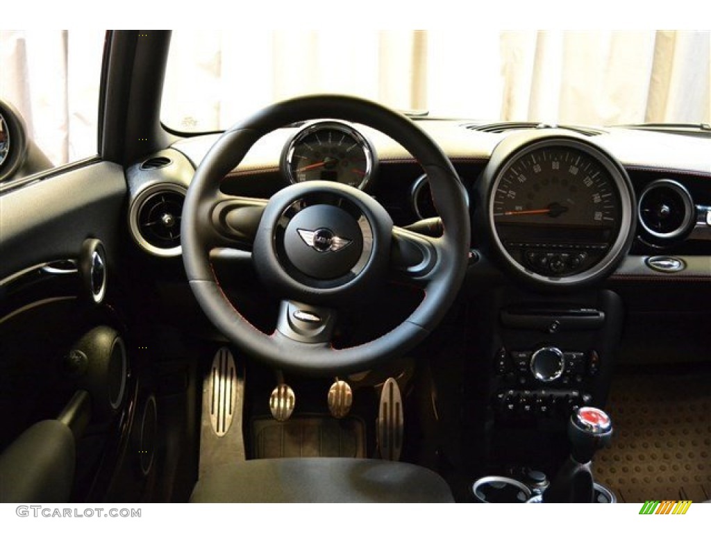 2013 Cooper John Cooper Works GP - Thunder Grey Metallic / GP Recaro Sport Black/Dinamica photo #29