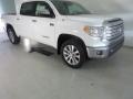 2015 Super White Toyota Tundra Limited CrewMax 4x4  photo #2