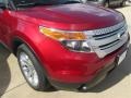 2015 Ruby Red Ford Explorer XLT  photo #4