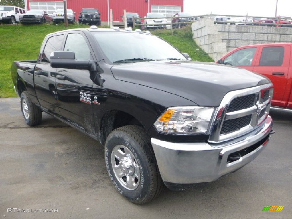 Black 2015 Ram 2500 Tradesman Crew Cab 4x4 Exterior Photo #98135468