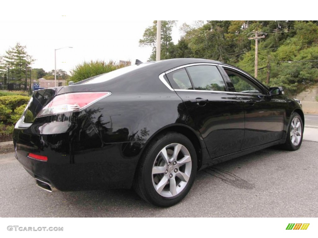 Crystal Black Pearl 2012 Acura TL 3.5 Exterior Photo #98135717