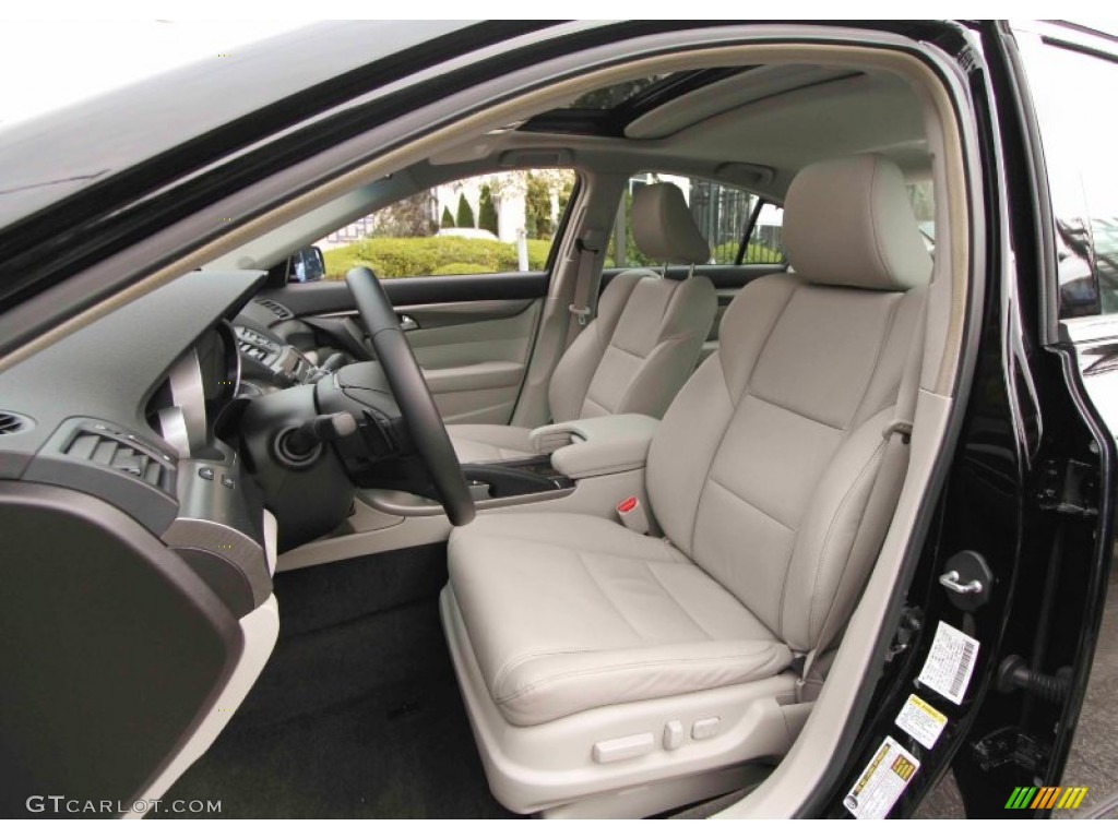 Taupe Interior 2012 Acura TL 3.5 Photo #98135828