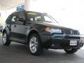 2006 Black Sapphire Metallic BMW X3 3.0i  photo #3