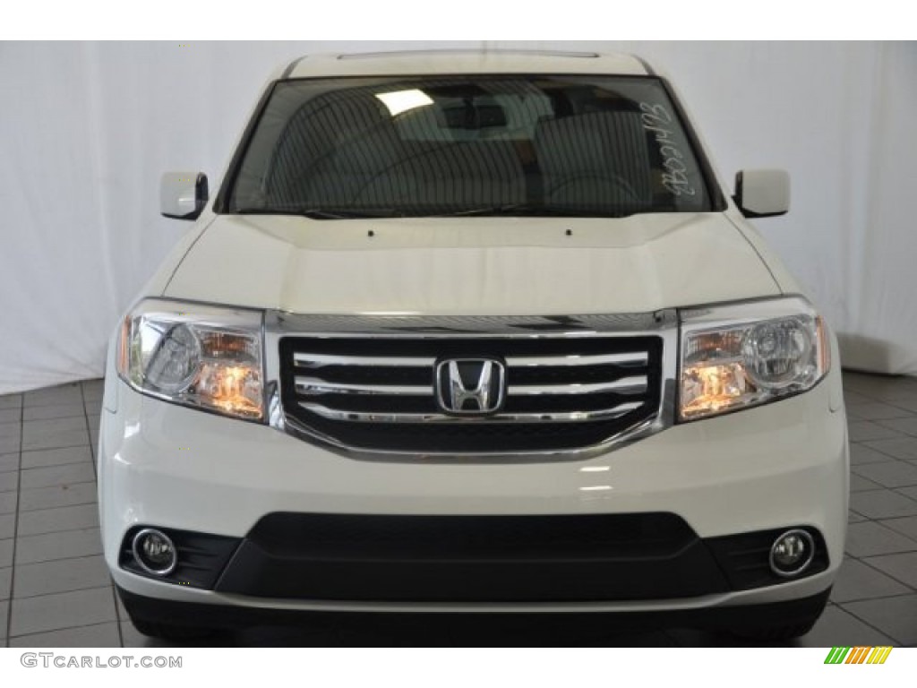 2015 Pilot EX-L - Taffeta White / Gray photo #2