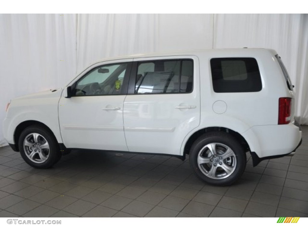 2015 Pilot EX-L - Taffeta White / Gray photo #4