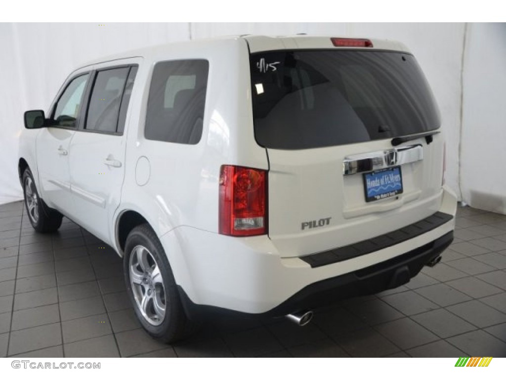 2015 Pilot EX-L - Taffeta White / Gray photo #5