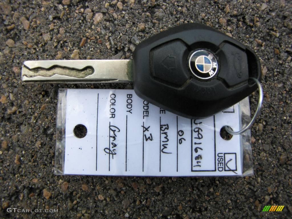 2006 X3 3.0i - Silver Grey Metallic / Grey photo #31