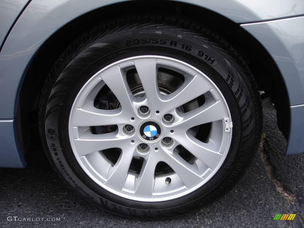 2007 3 Series 328xi Sedan - Arctic Metallic / Black photo #6